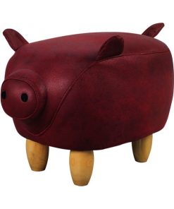 可愛動物椅換鞋凳-豬豬