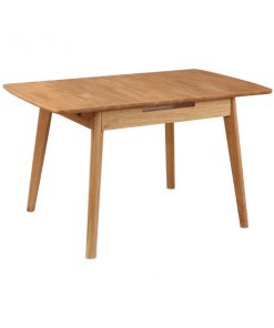 可開合長方形全實木餐桌-KNE-FQDT66