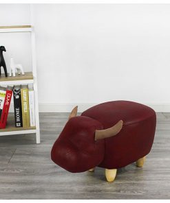 可愛動物椅換鞋凳-牛牛